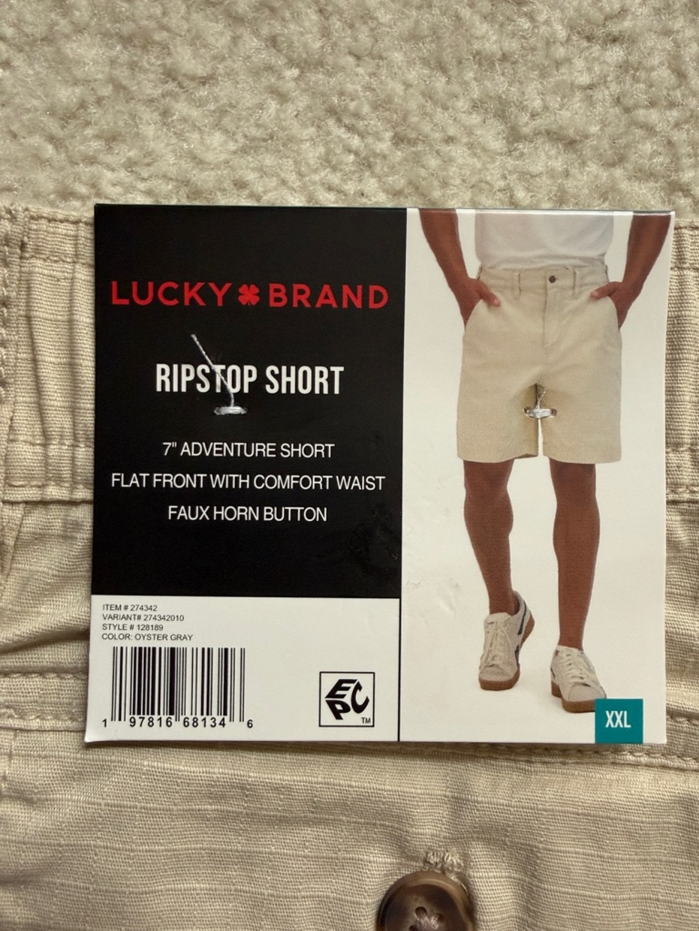 Lucky Brand Men's Ripstop Shorts - Picture 2 of 8